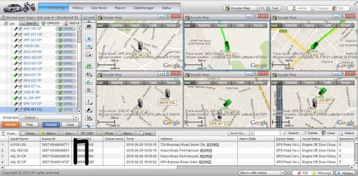 GPS Web Tracking Software